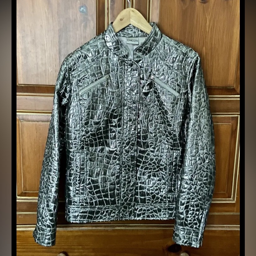 Chico’s Retro Lightweight Zip Jacket